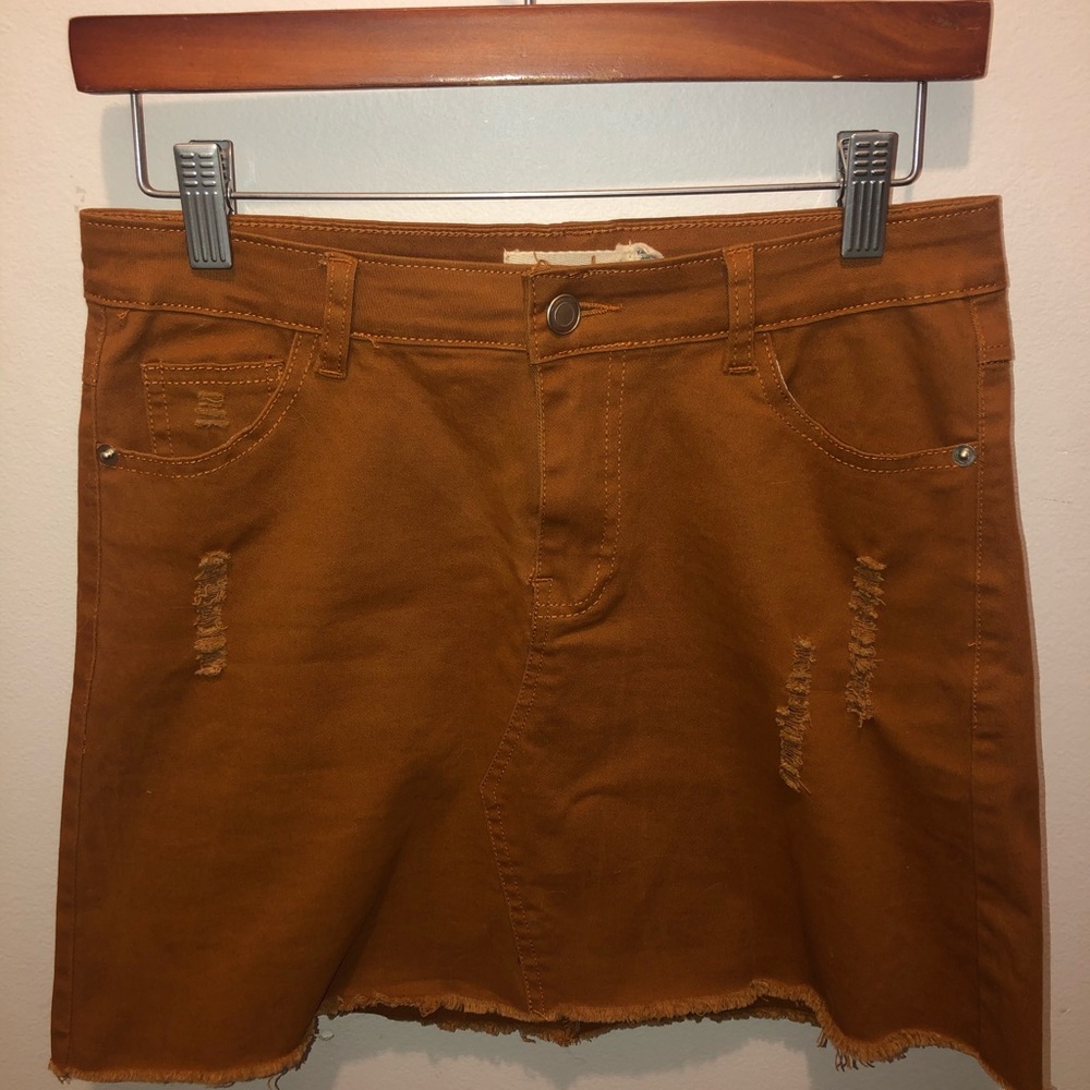 ELLISON Bolero Brown Miniskirt